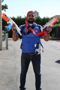 Hayrsourp at water fight