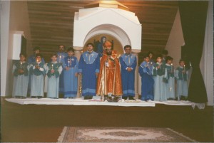 Very first Washing of the feet ceremony